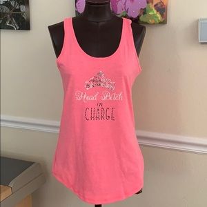Head Bitch in charge Tank size S. NWOT